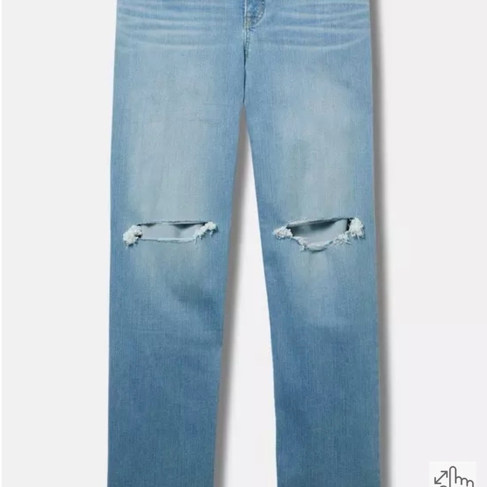 Torrid Light Blue Mid-Rise Jeans